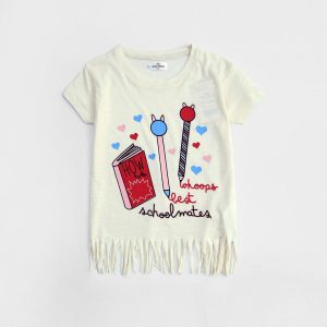 Mini Timmy "Best Schoolmates" Fringe T-Shirt