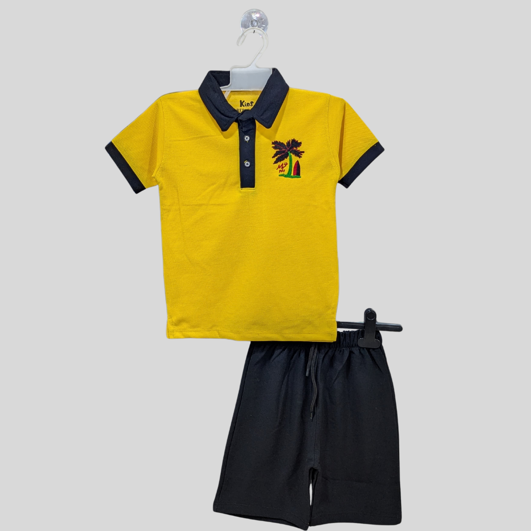 Yellow n Black Polo
