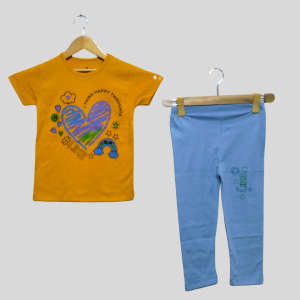 Orange & Sky Tracksuit – Fresh & Fun Combo!
