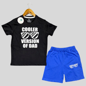 Boys 'Cooler Version of Dad' T-shirt and Shorts Set