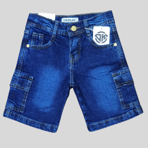 Boys Stylish Denim Cargo Shorts - Comfortable & Durable