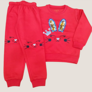 Zara Girls 'Bunny Queen' Sequin Tracksuit