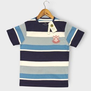 Boys Stylish Striped Cotton Jersey T-shirt
