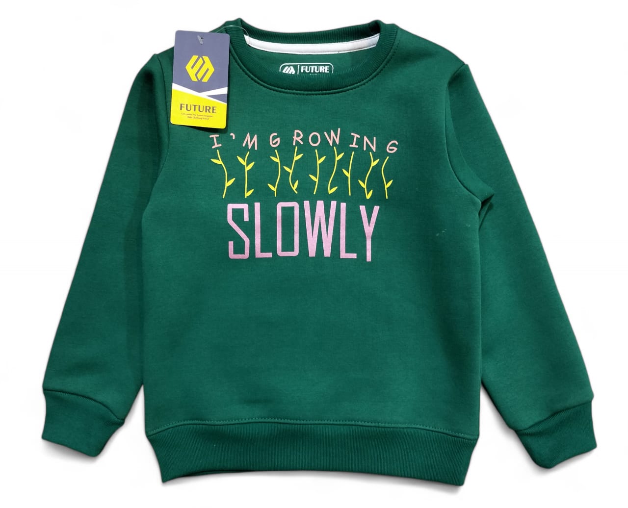 "I'm Growing Slowly" Fleece Sweatshirt